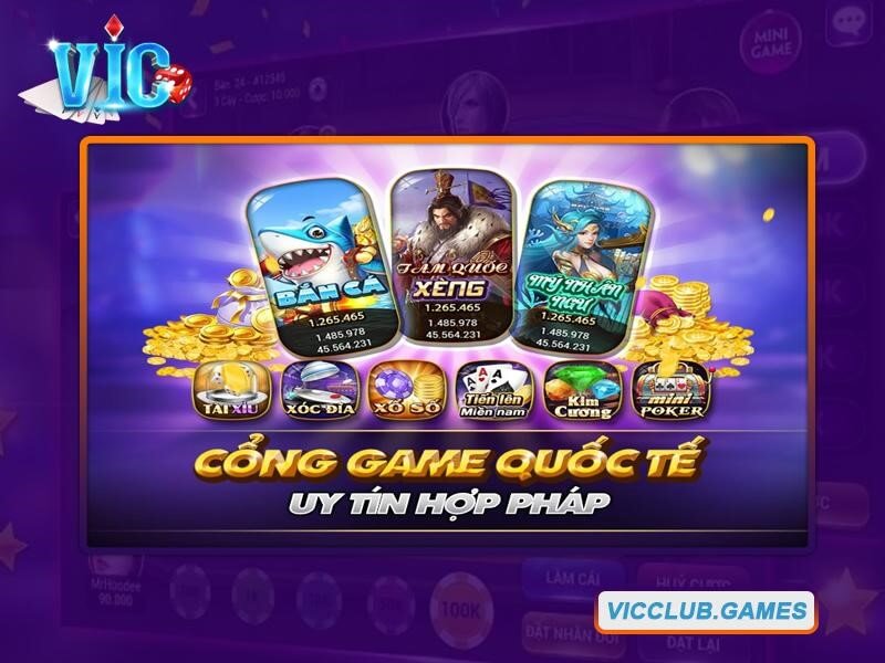 Cổng game Vic Club hợp pháp, uy tín