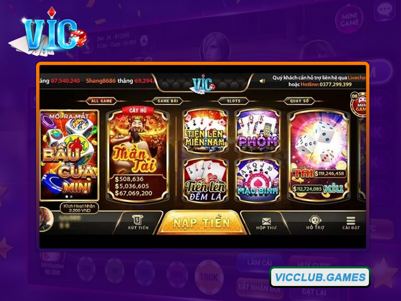 Tài khoản game Vic Club khóa ảnh hưởng đến quá trình chơi